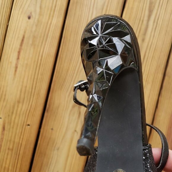 N by Nicole Miller women's platform heels, size 9.5 - Picture 3 of 11